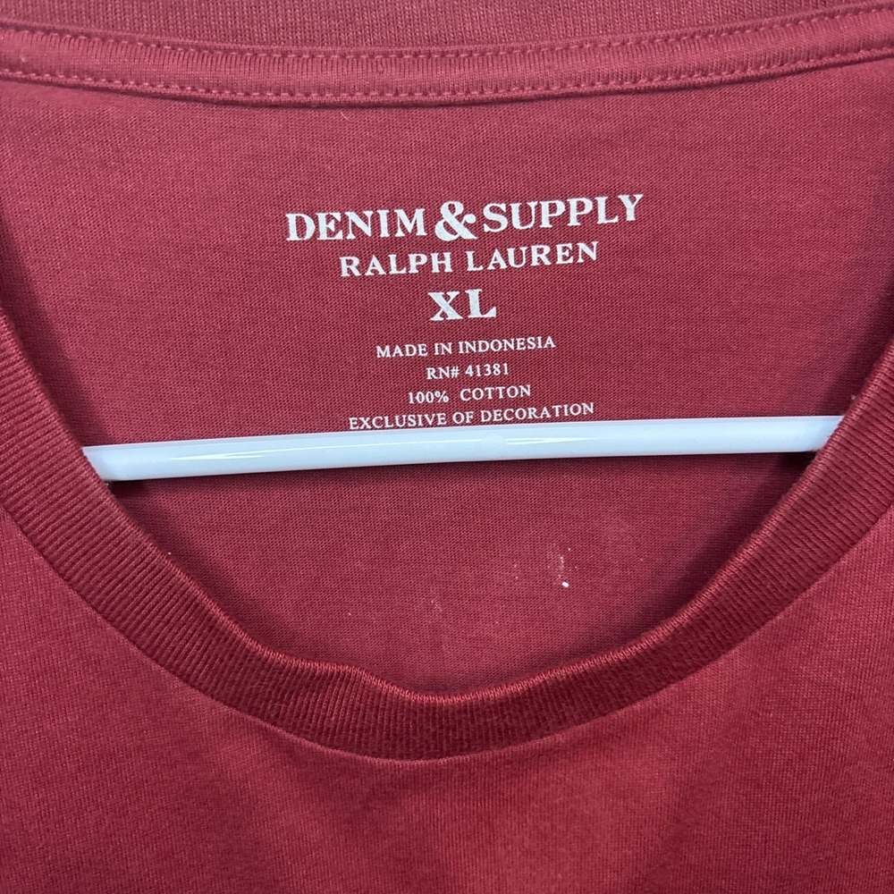 Denim Supply Ralph Lauren Distressed American Flag T-Shirt XL Single‎ Stitch - Picture 3 of 16